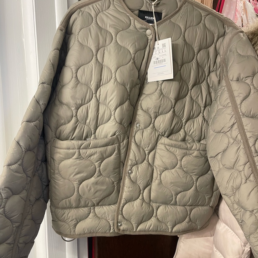 Pull&bear  light jacket size small khaki